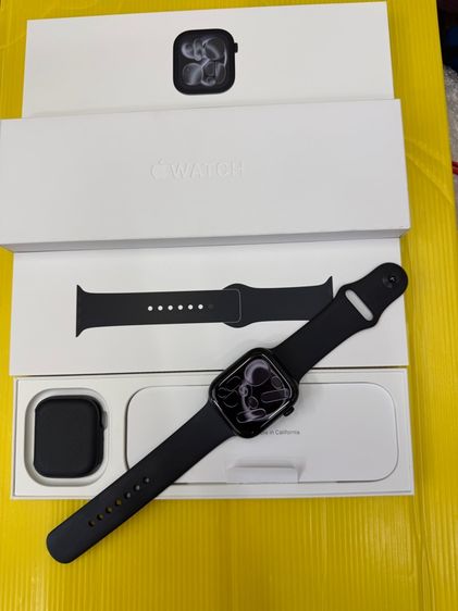 ซิลิโคน Apple Watch 11-46mm-ดำใหม่มาก