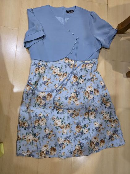 เดรสป้ายแบรนด์ Phawi ไซส์ 2XL โดยทั่วไปจะมีขนาดรอบอกประมาณ 40-42 นิ้ว ซึ่งเหมาะสำหรับผู้ที่มีรอบเอวประมาณ 32-34 นิ้ว รูปที่ 14