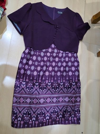 เดรสป้ายแบรนด์ Phawi ไซส์ 2XL โดยทั่วไปจะมีขนาดรอบอกประมาณ 40-42 นิ้ว ซึ่งเหมาะสำหรับผู้ที่มีรอบเอวประมาณ 32-34 นิ้ว รูปที่ 5