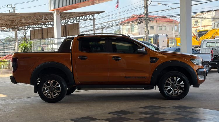 Ford Ranger 2016 2.2 Hi-Rider Wildtrak Pickup ดีเซล ไม่ติดแก๊ส เกียร์อัตโนมัติ ส้ม รูปที่ 4