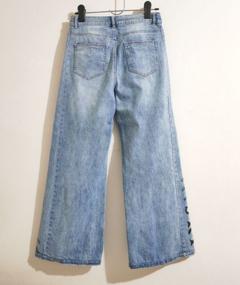 ยีนส์ผู้หญิง ขากว้าง รูปที่ 8