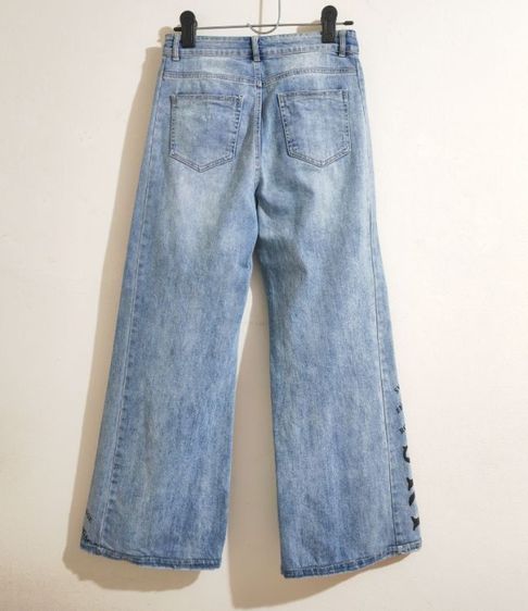 ยีนส์ผู้หญิง ขากว้าง รูปที่ 7