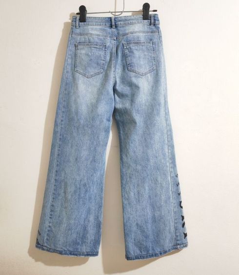ยีนส์ผู้หญิง ขากว้าง รูปที่ 10