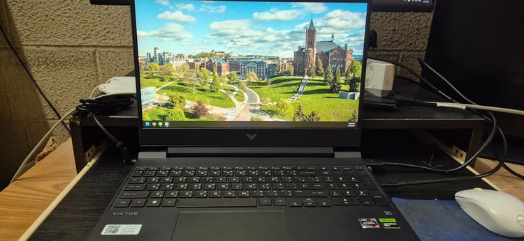 วินโดว์ 16 กิกะไบต์ HDMI ไม่ใช่ HP Victus Gaming 15