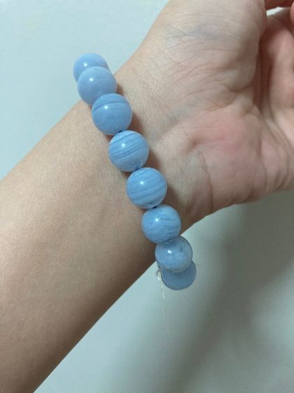 สร้อยข้อมือหินบลูเลสอาเกต รูปที่ 8