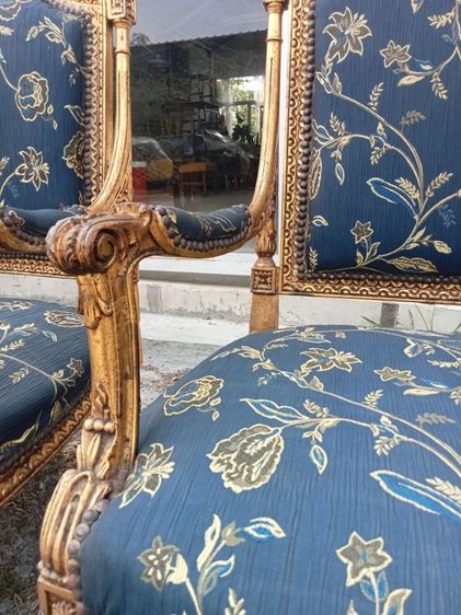 ชุดโซฟาหลุยส์ ครบชุด ตัวยาว 1 ตัวสั้น 4 งานเก่า 38,000 รูปที่ 12