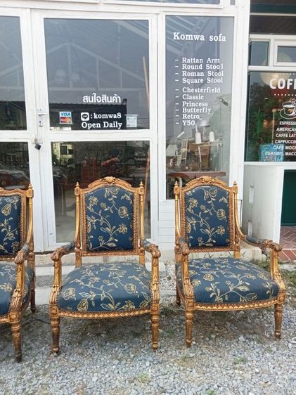 ชุดโซฟาหลุยส์ ครบชุด ตัวยาว 1 ตัวสั้น 4 งานเก่า 38,000 รูปที่ 7