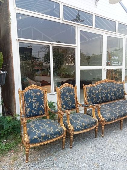 ชุดโซฟาหลุยส์ ครบชุด ตัวยาว 1 ตัวสั้น 4 งานเก่า 38,000 รูปที่ 2