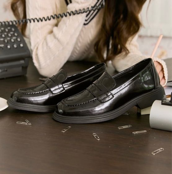 อื่นๆ หนังสังเคราะห์ UK 9.5 | EU 44 | US 11 อื่นๆ MinX รองเท้าคัทชูสีดำรุ่นโลฟเฟอร์ 