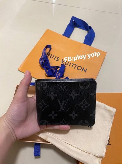ชาย ดำ อื่นๆ Louis Vuitton wallet หนังแท้💯