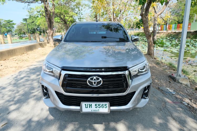 Toyota Hilux Revo 2018 2.4 Prerunner E Plus Pickup ดีเซล ไม่ติดแก๊ส เกียร์อัตโนมัติ บรอนซ์เงิน รูปที่ 2
