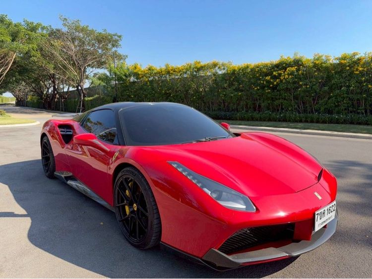 Ferrari 488 Spider 2017 3.9 Sedan เบนซิน ไม่ติดแก๊ส เกียร์อัตโนมัติ แดง รูปที่ 2