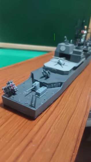 U.S ship, Ticonderaluca, Spruand class,พลาสติกโมเดลประกอบ รูปที่ 5