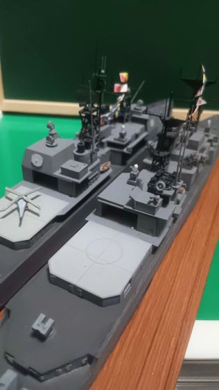 U.S ship, Ticonderaluca, Spruand class,พลาสติกโมเดลประกอบ รูปที่ 7