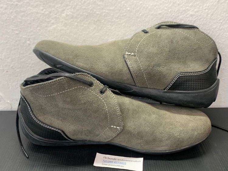 Negroni รองเท้าหนังกลับทรงสูง made in japan ไซร์ 41สภาพใหม่ๆ รูปที่ 6