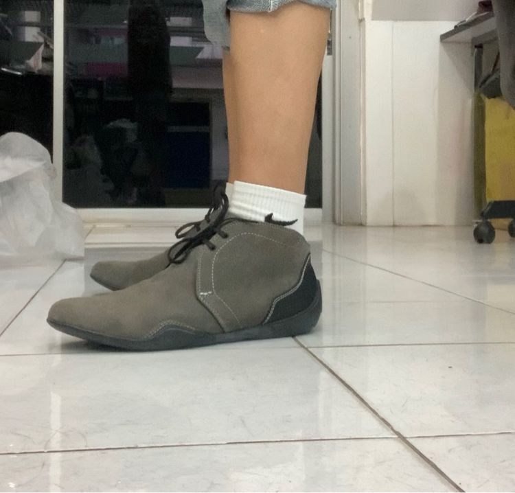 Negroni รองเท้าหนังกลับทรงสูง made in japan ไซร์ 41สภาพใหม่ๆ รูปที่ 14