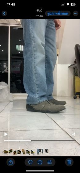 Negroni รองเท้าหนังกลับทรงสูง made in japan ไซร์ 41สภาพใหม่ๆ รูปที่ 13