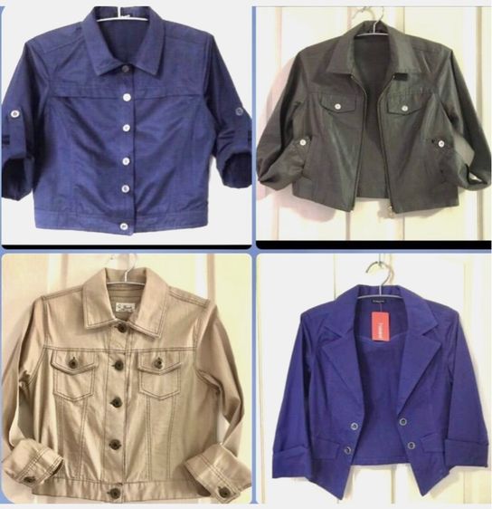 แขนสั้น เสื้อแจ็คเก็ต | เสื้อคลุม เสื้อกั๊กใส่คลุม แบรนด์Haas