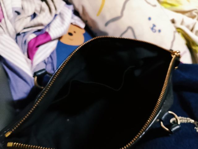 กระเป๋า coach mini emma satchel แท้ (มือสอง) สภาพดี รูปที่ 6