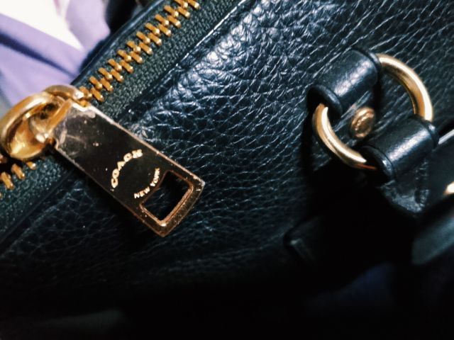 กระเป๋า coach mini emma satchel แท้ (มือสอง) สภาพดี รูปที่ 7