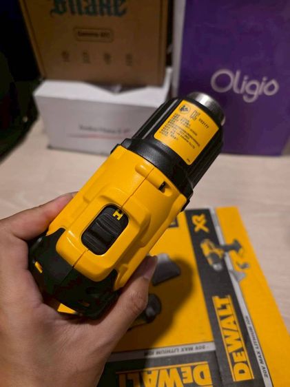 DEWALT ปืนเป่าลมร้อนไร้สาย 20V Max (เฉพาะตัวเครื่อง) มือสอง รูปที่ 8