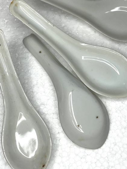 ช้อนกังไส ลายดอก ลายผักบุ้งโบราณเก่าสะสม รูปที่ 13