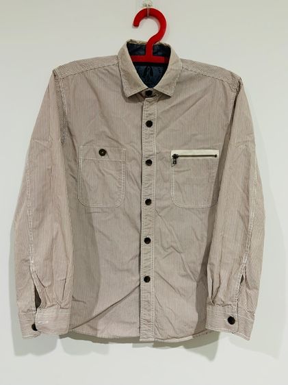 เสื้อเชิ้ต Hush Puppies แท้ 💯 size L วัดจริงขนาด อก 21.5 ยาว 28 นิ้ว สภาพใหม่มาก ทรงสวย ดีเทลสวย ตัดเย็บดีมาก เนื้อผ้านิ่มมาก