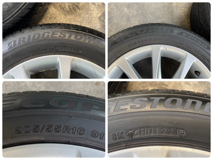 ✨ล้อแม็กพร้อมยาง 5รู114✨Honda Civic FC ขอบ 16 สีบอร์น รูปที่ 7