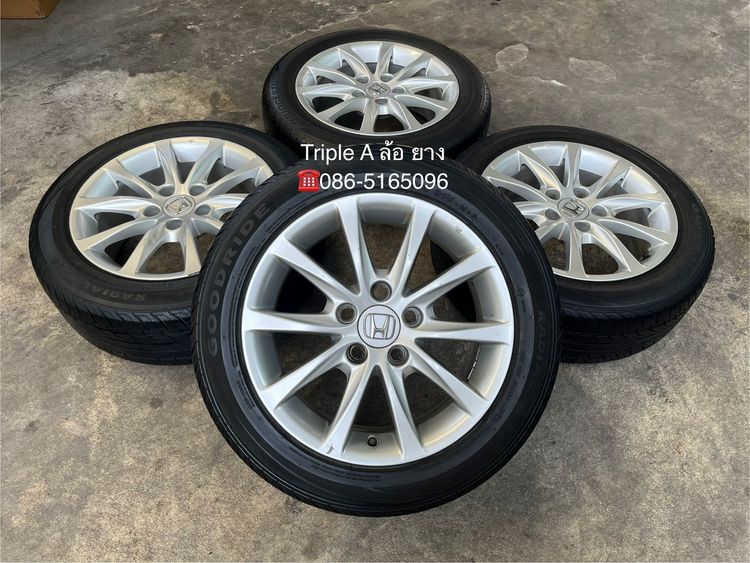 อื่นๆ อะลูมิเนียมอัลลอย 16" ✨ล้อแม็กพร้อมยาง 5รู114✨Honda Civic FC ขอบ 16 สีบอร์น