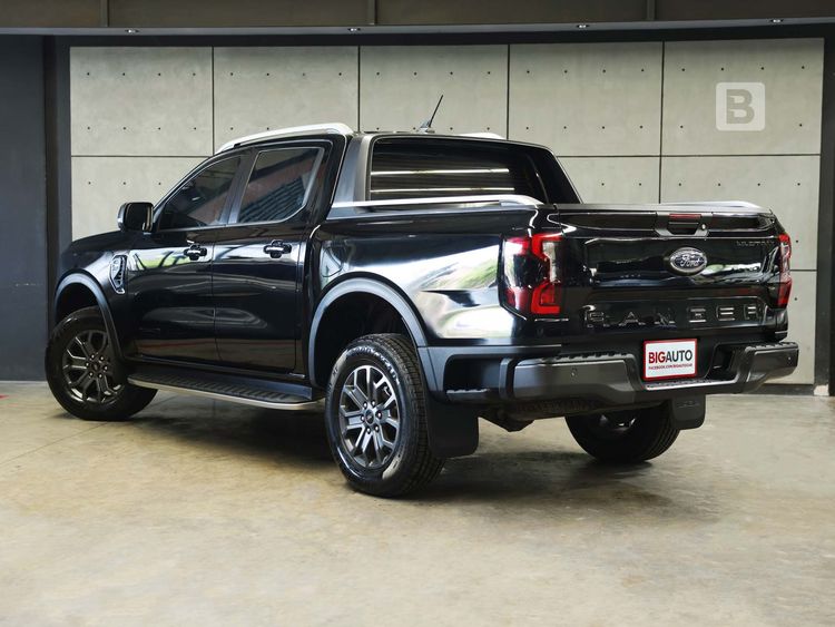 Ford Ranger 2023 2.0 Bi-Turbo Hi-Rider Wildtrak Pickup ดีเซล ไม่ติดแก๊ส เกียร์อัตโนมัติ ดำ รูปที่ 3