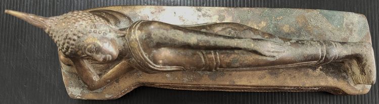 หลวงพ่อพระนอนจักรสีห์ สิงห์บุรี ยาว 10.5 นิ้ว เก่า รูปที่ 4