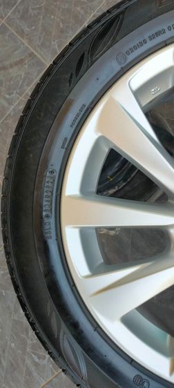 แม็กโตโยต้า ขอบ17 พร้อมยางดันลอป 215 55 17 ปี24 แม็กสีเดิมไม่ดุ้งไม่คดไม่แตกพร้อมยางสวยทุกเส้นตามรูปใส่ camry chr innova revo vigo13500 รูปที่ 8