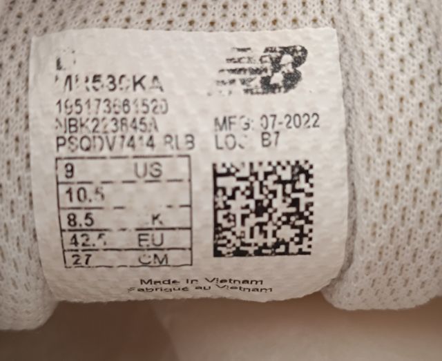 ขาย New Balance 530KA สี  Steal Grey  นิยม สวยสภาพดี size 42.5-270cm ของแท้ รูปที่ 10