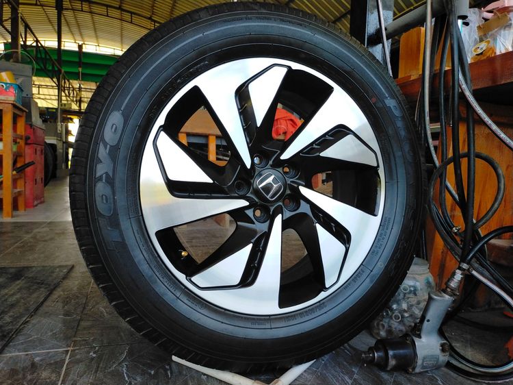 อื่นๆ 18" อื่นๆ แม็กฮอนด้า ขอบ18 พร้อมยางโตโย 235 60 18 ปี22 แม็กสวยทุกวงอย่างสวยทุกเส้นตามรูปใส่ CRV g3 g4 g5 g6