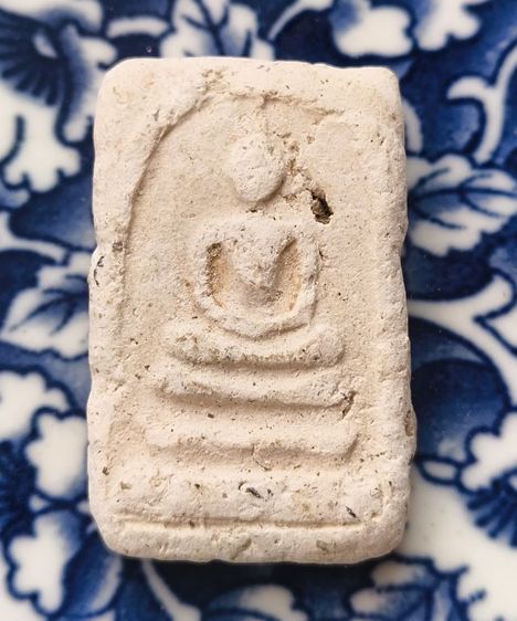 พระสมเด็จพิมพ์เส้นด้ายกรุวัดบางขุนพรหมผิวเดิมค่ะ(17) รูปที่ 13