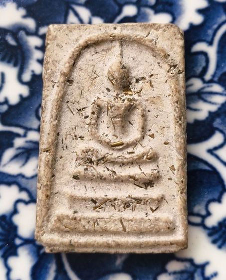 พระสมเด็จพิมพ์เส้นด้ายกรุวัดบางขุนพรหมผิวเดิมค่ะ(17) รูปที่ 7