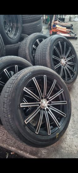 (ปิดแล้วจ้า)ใส่5รู114 ,5รู100ใส่ Civic 5 รู Camry Accord Teana HRV CRV Nissan X Trail Nissan Juke ซิลฟี่ กระบะ 5 รู 114 ,5รู100 ได้ทุกรุ่น ไม่แตกไม่ร้าว มีริ้วรอยตามการใช้งาน รูปที่ 11