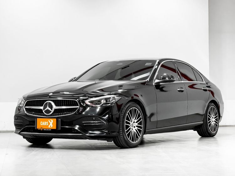 Mercedes-Benz C-Class 2022 C220 Sedan ดีเซล ไม่ติดแก๊ส เกียร์อัตโนมัติ ดำ รูปที่ 3