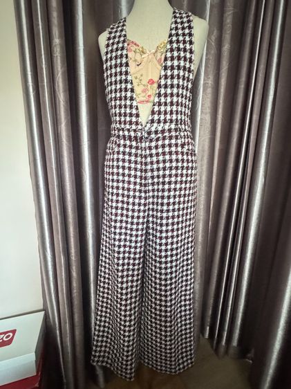 Lyn Around Jumpsuit Scotch สีแดง