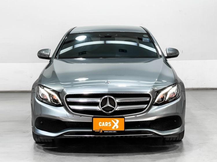 Mercedes-Benz E-Class 2017 E350 Sedan ปลั๊กอินไฮบริด (PHEV) ไม่ติดแก๊ส เกียร์อัตโนมัติ เทา รูปที่ 4