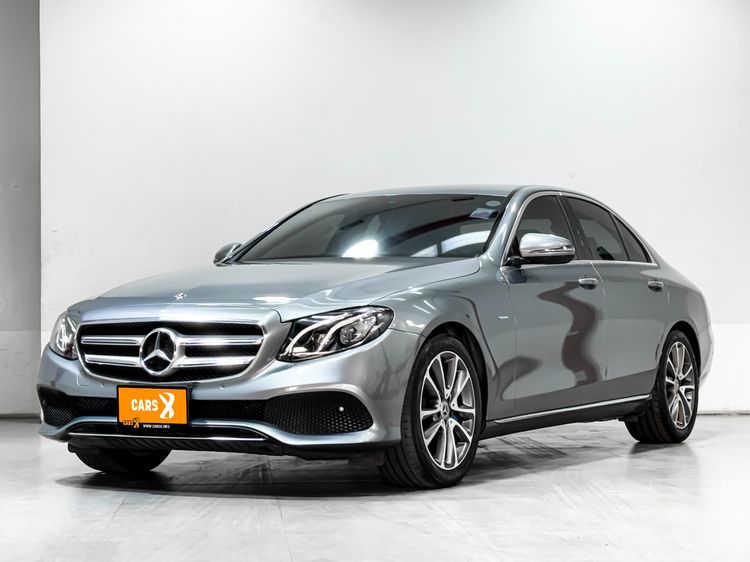 Mercedes-Benz E-Class 2017 E350 Sedan ปลั๊กอินไฮบริด (PHEV) ไม่ติดแก๊ส เกียร์อัตโนมัติ เทา รูปที่ 3