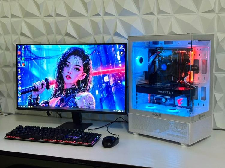 คอมพิวเตอร์ครบชุด จอใหญ่ 27 นิ้ว 144Hz ของใหม่มือ1ประกัน3ปี Cpu core i5 ram 16g m.250g GTX 1650 4G แถมเมาส์คีย์บอร์ด รูปที่ 2