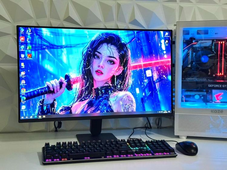 คอมพิวเตอร์ครบชุด จอใหญ่ 27 นิ้ว 144Hz ของใหม่มือ1ประกัน3ปี Cpu core i5 ram 16g m.250g GTX 1650 4G แถมเมาส์คีย์บอร์ด รูปที่ 3
