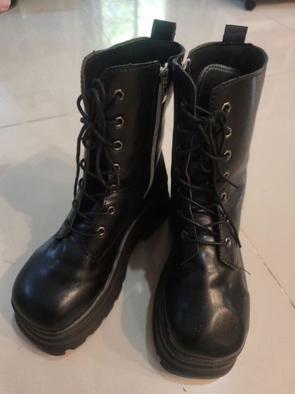 รองเท้าบูทหนังสีดำ มือสอง รูปที่ 6
