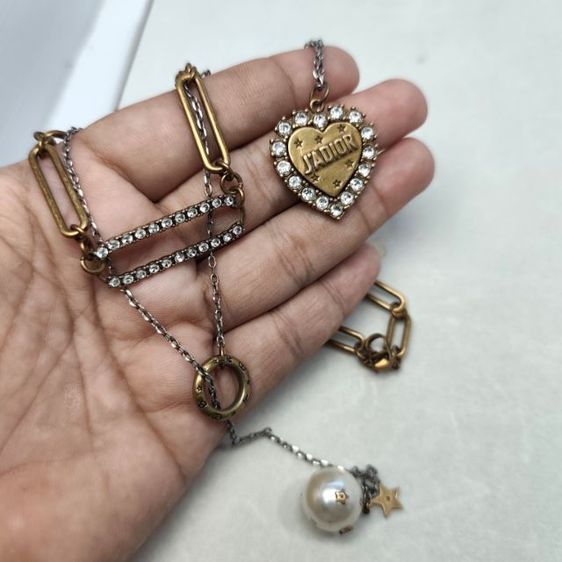 ❌ปิด❌สร้อย Dior เลเยอร์ 3 ชั้น ฝังคริสตัลสวยวิ้ง ของจริงสวยมาก งานจากต่างประเทศ รูปที่ 2