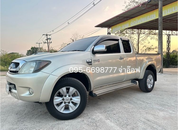 Toyota Hilux Vigo 2006 3.0 E Prerunner Pickup ดีเซล ไม่ติดแก๊ส เกียร์ธรรมดา เทา รูปที่ 3