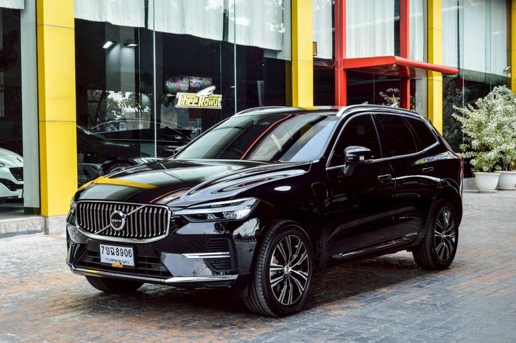 Volvo XC60 2022 2.0 RechargeT8 Inscription AWD Utility-car ปลั๊กอินไฮบริด (PHEV) ไม่ติดแก๊ส เกียร์อัตโนมัติ ดำ รูปที่ 2