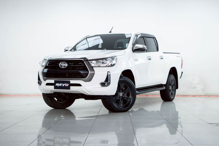 Toyota Hilux Revo 2021 Double Cab 2.4 Entry Prerunner Pickup ดีเซล ไม่ติดแก๊ส เกียร์ธรรมดา ขาว