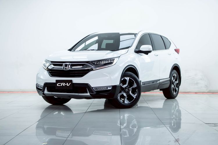Honda CR-V 2018 1.6 EL 4WD Utility-car ดีเซล ไม่ติดแก๊ส เกียร์อัตโนมัติ ขาว