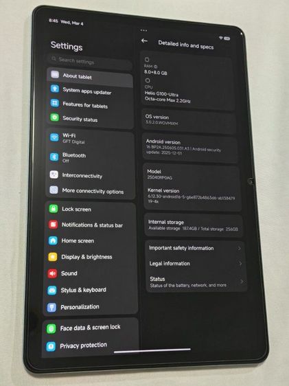 Xiaomi Redmi Pad 2 มือสอง สภาพเหมือนใหม่ สี Green
ขนาด 11 นิ้ว
ram 8gb rom 256gb รูปที่ 8